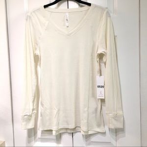 LuLaRoe Hazel Small V-neck LS tee